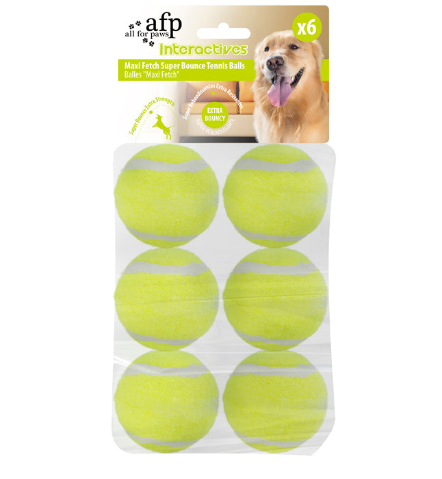 All For Paws 2.5 Inch Tennis Ball Large Dog Toy Wag2me