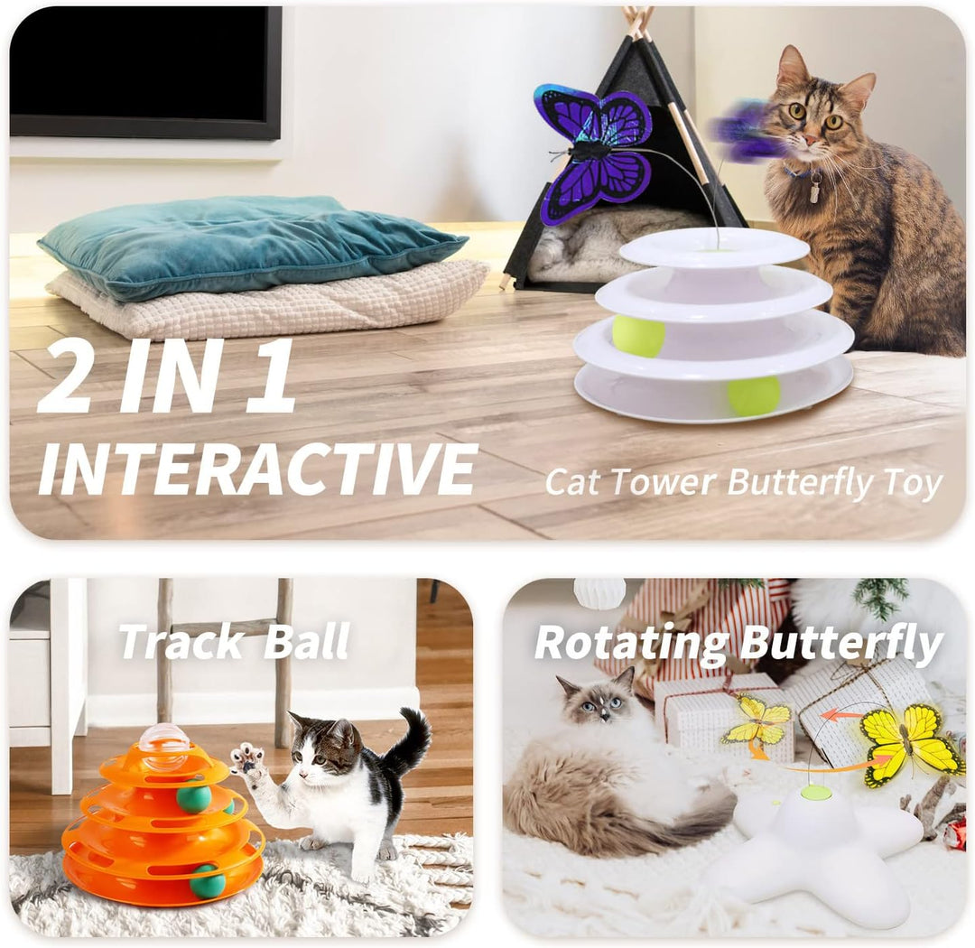 All For Paws Interactive Butterfly Automatic Cat Toys