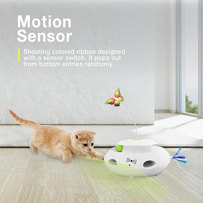 All For Paws 3 in 1 Interactive Automatic Kitten Toys