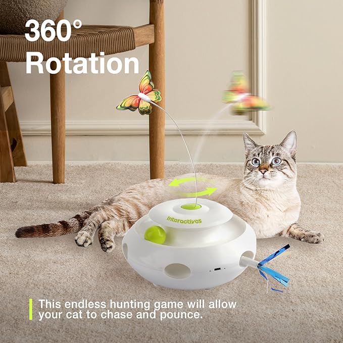 All For Paws 3 in 1 Interactive Automatic Kitten Toys