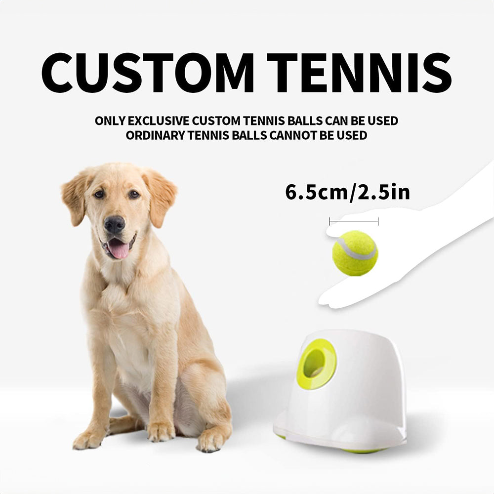 All For Paws Hyper Fetch (Maxi) Super Bounce Tennis Ball Interactive Dog Toy | Pack of 6