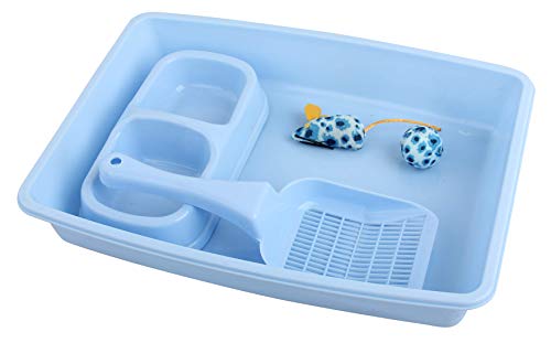 Pawise 4 Pieces Litter Box Kit for Kitty and Cat