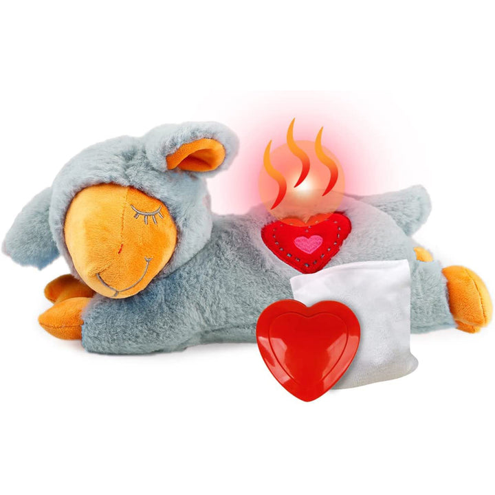 All For Paws Heart Beat Sheep Behavioral Aid Plush Dog Toy | Grey