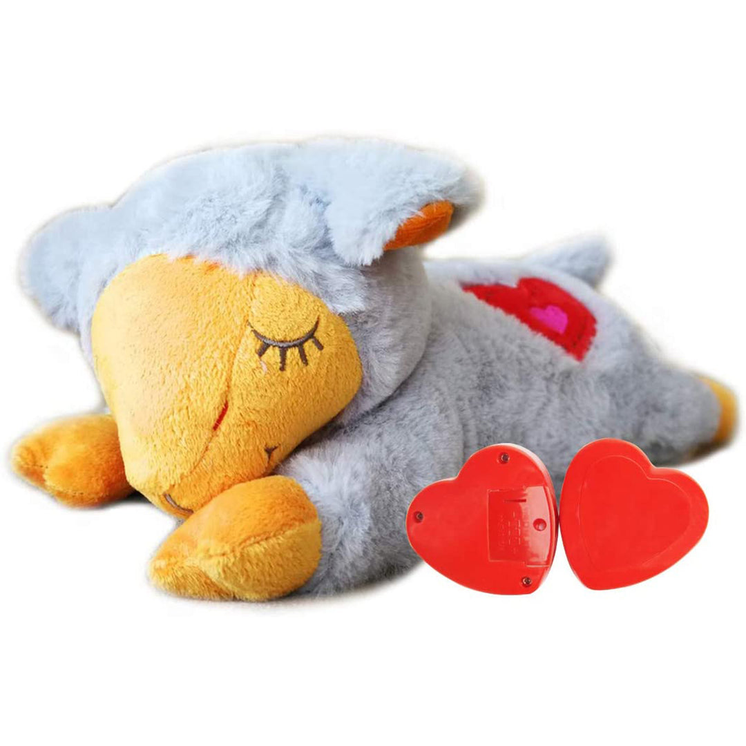 All For Paws Heart Beat Sheep Behavioral Aid Plush Dog Toy | Grey