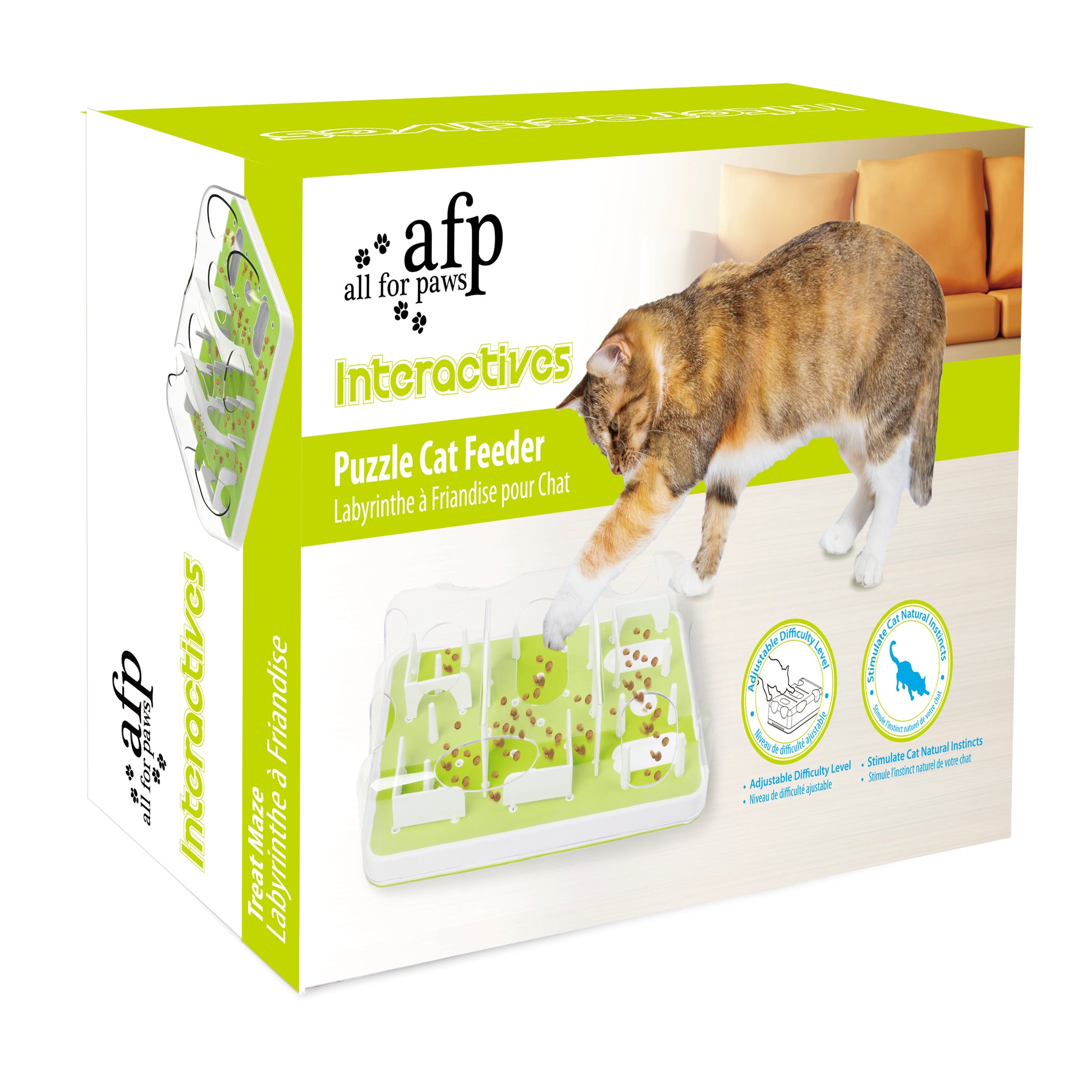 all-for-paws cat toy food dispenser kitty